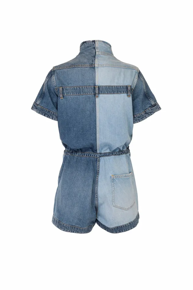 DODO BAR OR Denim Robinson Romper Denim 8211 Women