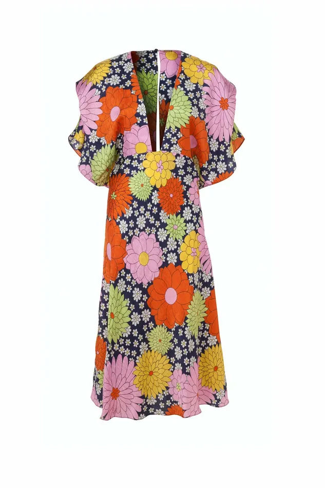DODO BAR OR Dresses Bernadete Dress Nelly Blue Print 8211 Women