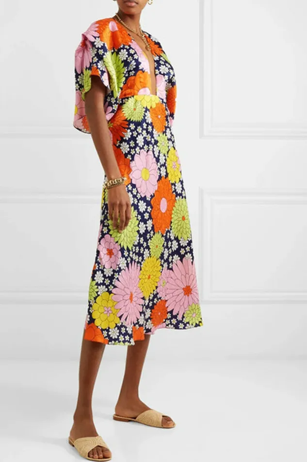 DODO BAR OR Dresses Bernadete Dress Nelly Blue Print 8211 Women DODO BAR OR Dresses Bernadete Dress Nelly Blue Print 8211 Women