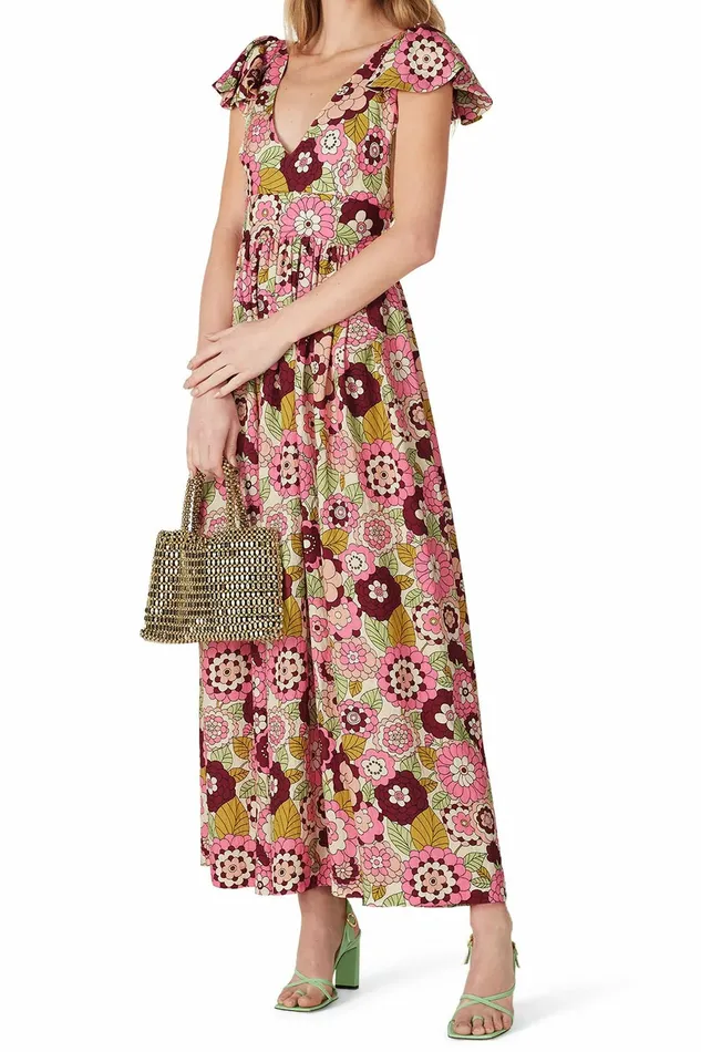 DODO BAR OR Dresses Jenny Long Dress F3 Pink 8211 Women