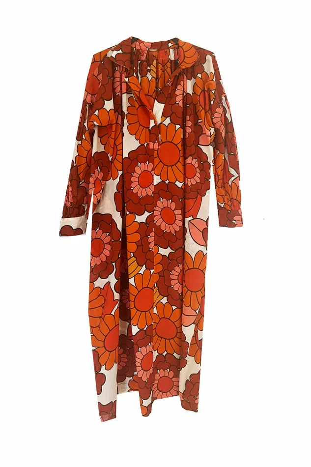 DODO BAR OR Dresses Vyan Kaftan Lulu Orange Print 8211 Women