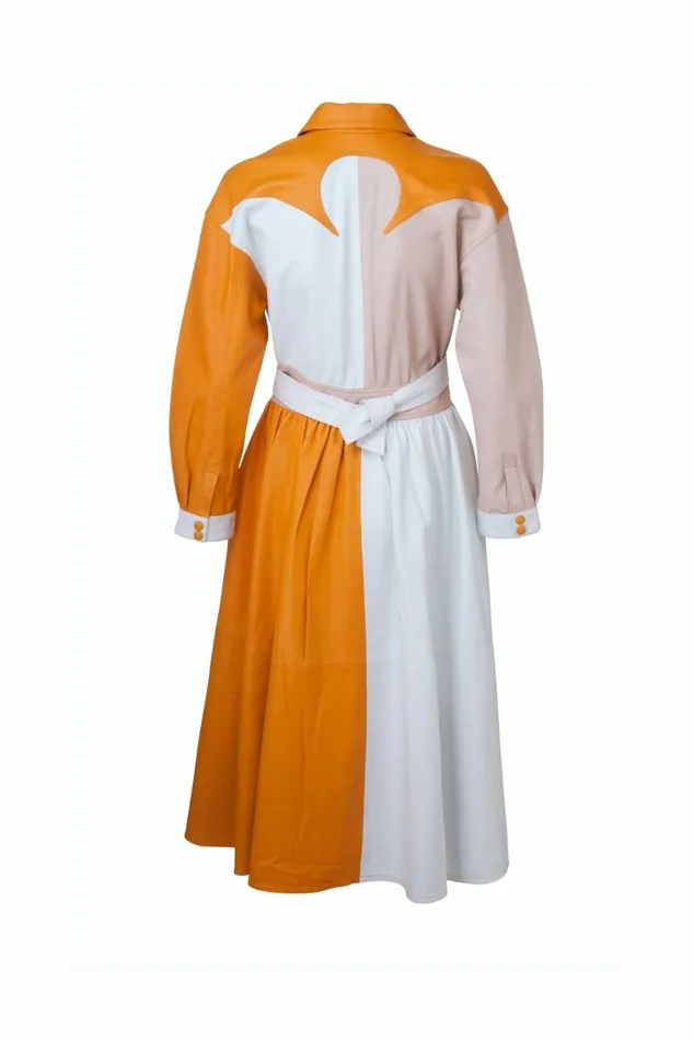 DODO BAR OR Jackets and Coats Lisa Dress Orange Multi Color 8211 Women