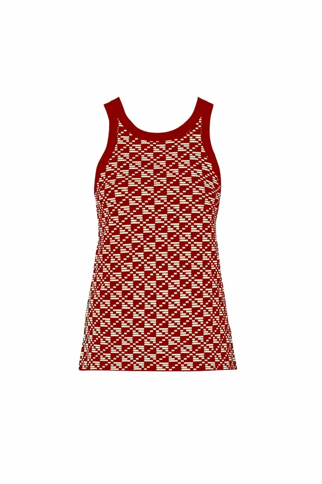 DODO BAR OR Knitwear Cena Top Red Cream 8211 Women