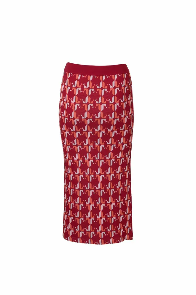 DODO BAR OR Knitwear Kari Skirt Red Combo 8211 Women