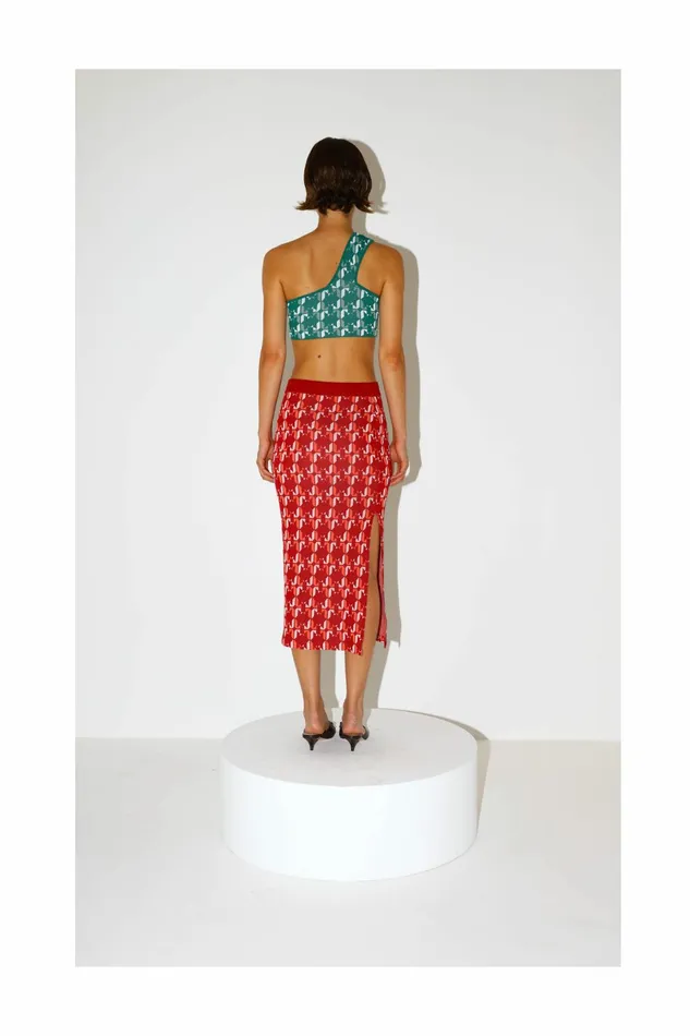 DODO BAR OR Knitwear Kari Skirt Red Combo 8211 Women