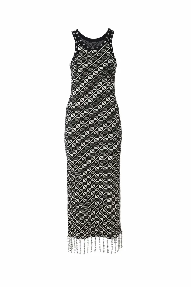 DODO BAR OR Knitwear Kishi Dress Black Cream 8211 Women