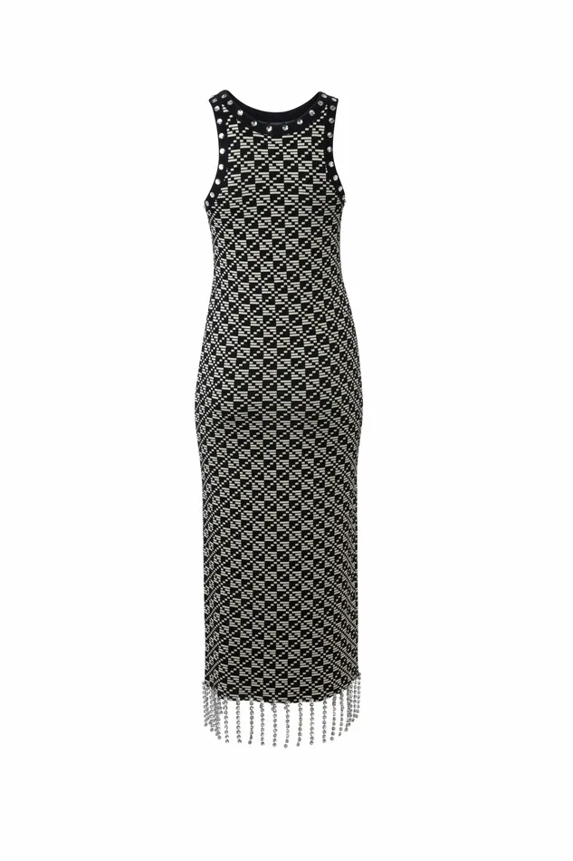 DODO BAR OR Knitwear Kishi Dress Black Cream 8211 Women DODO BAR OR Knitwear Kishi Dress Black Cream 8211 Women