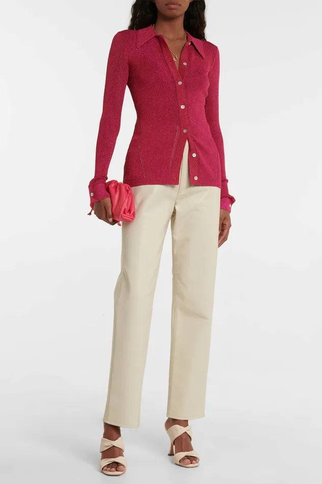 DODO BAR OR Knitwear Shelly Shirt Fuchsia 8211 Women