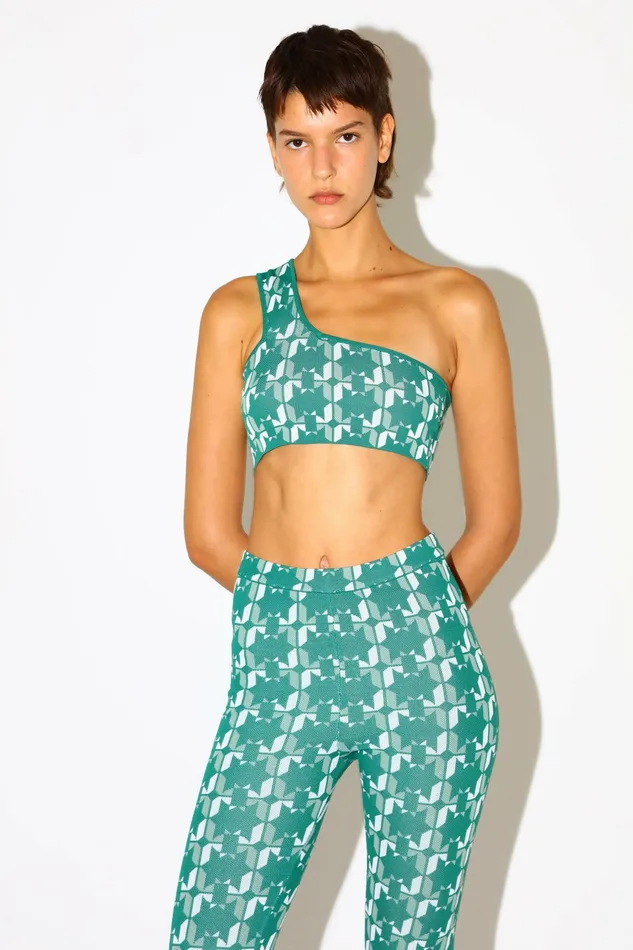 DODO BAR OR Knitwear Sherry Top Green Combo 8211 Women