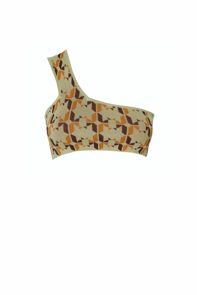 DODO BAR OR Knitwear Sherry Top Kakhi Green Combo 8211 Women