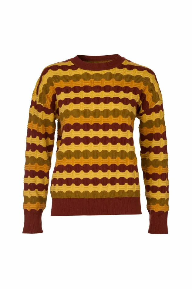 DODO BAR OR Knitwear Verona Sweater Bordo Combo 8211 Women