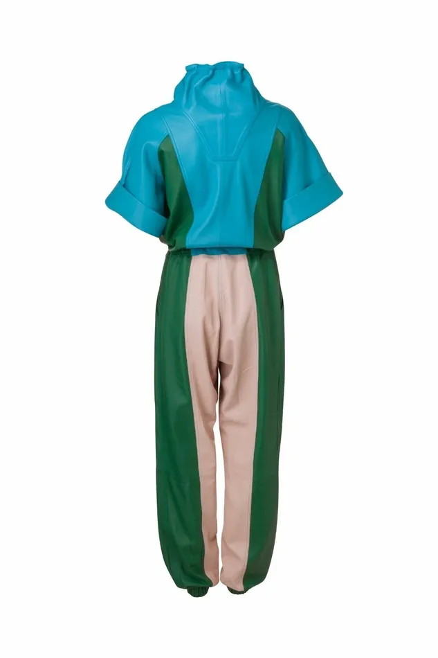 DODO BAR OR Leather Eva Jumpsuit Turquoise Multi Colour 8211 Women