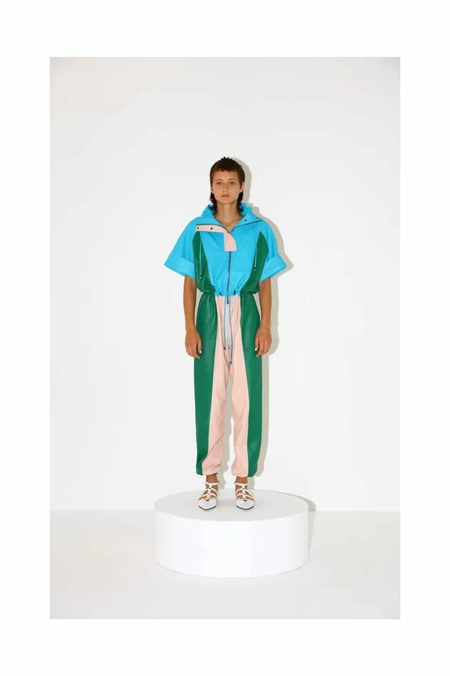 DODO BAR OR Leather Eva Jumpsuit Turquoise Multi Colour 8211 Women