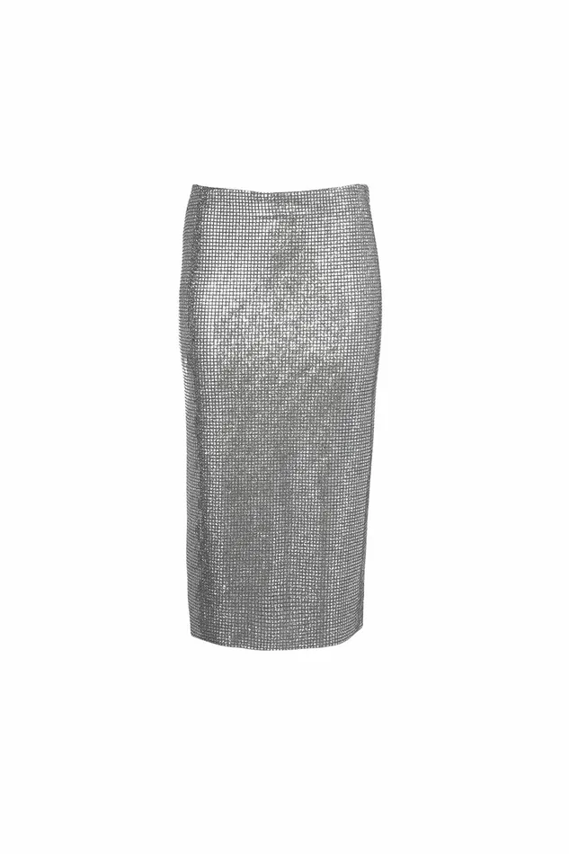 DODO BAR OR Night Out Alexa Skirt Silver 8211 Women