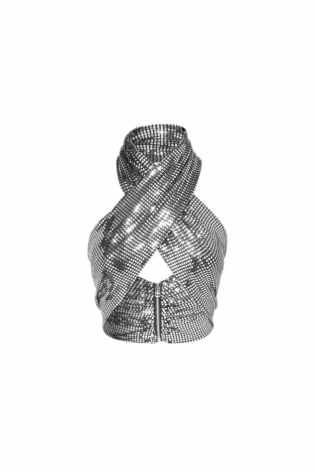 DODO BAR OR Night Out Lotto Top Silver 8211 Women