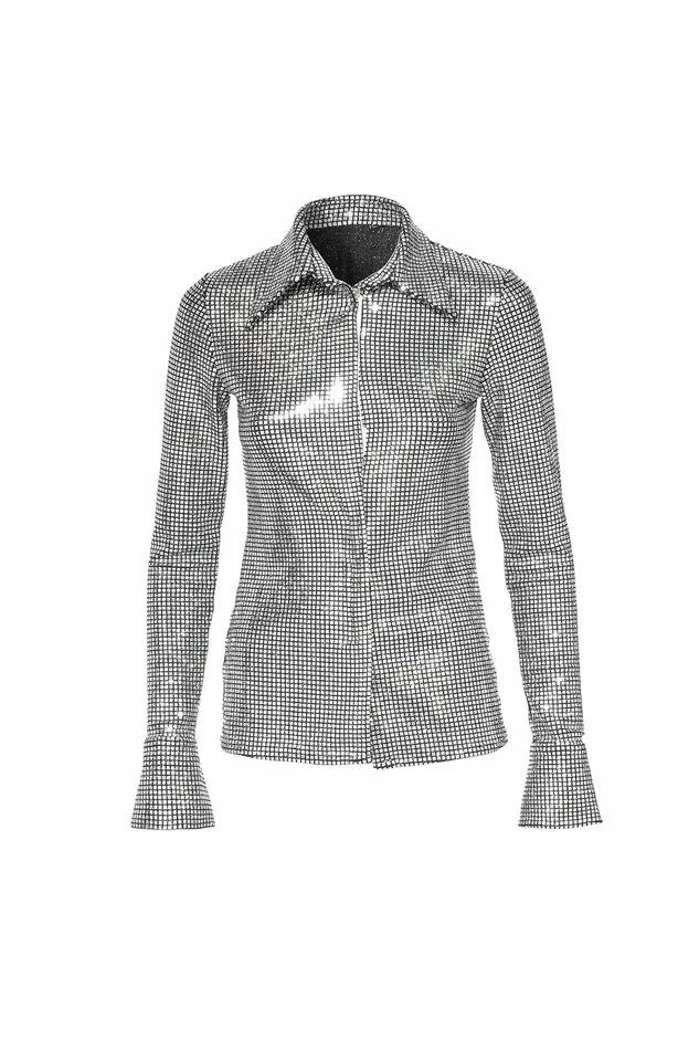 DODO BAR OR Night Out Ollie Shirt Silver 8211 Women