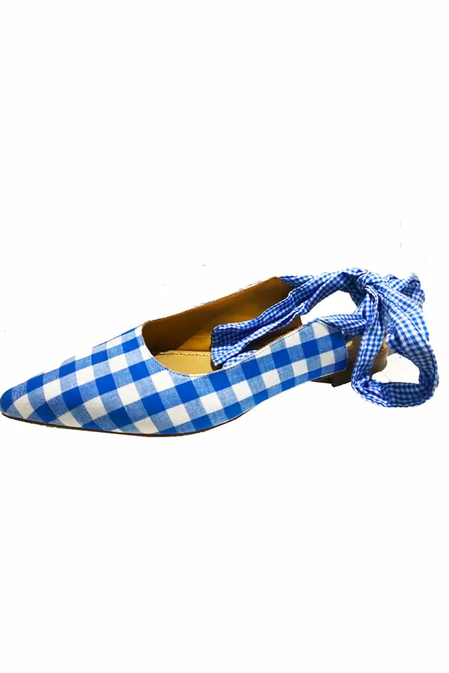 DODO BAR OR Shoes Ronaldo Pointy Slingback Blue 8211 Women
