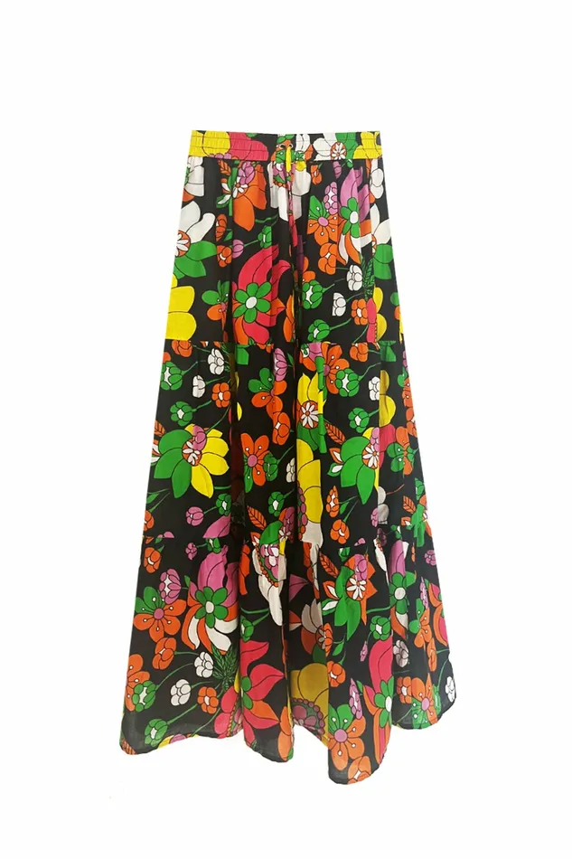 DODO BAR OR Skirts Batia Skirt Melissa Black Print 8211 Women