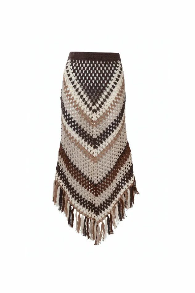 DODO BAR OR Skirts BREJACHA SKIRT Brown Combo 8211 Women