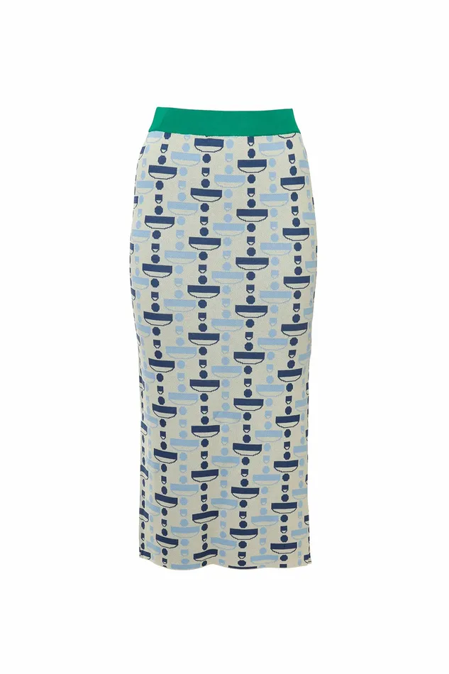 DODO BAR OR Skirts Joelle Skirt Blue Combo 8211 Women