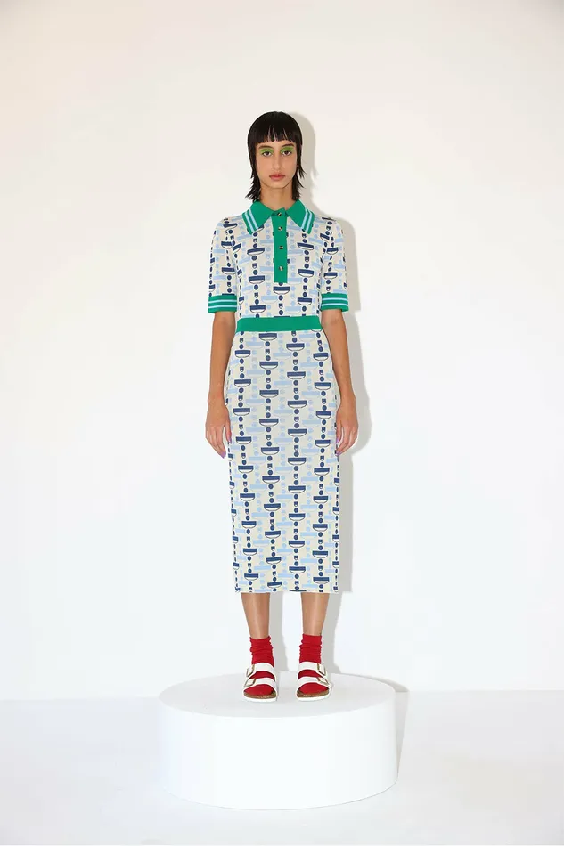 DODO BAR OR Skirts Joelle Skirt Blue Combo 8211 Women