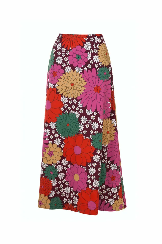 DODO BAR OR Skirts Maximilianne Skirt Nelly Bordo Print 8211 Women