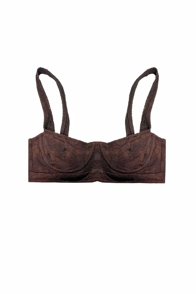 DODO BAR OR Swimwear Pamela Bikini Top Brown 8211 Women