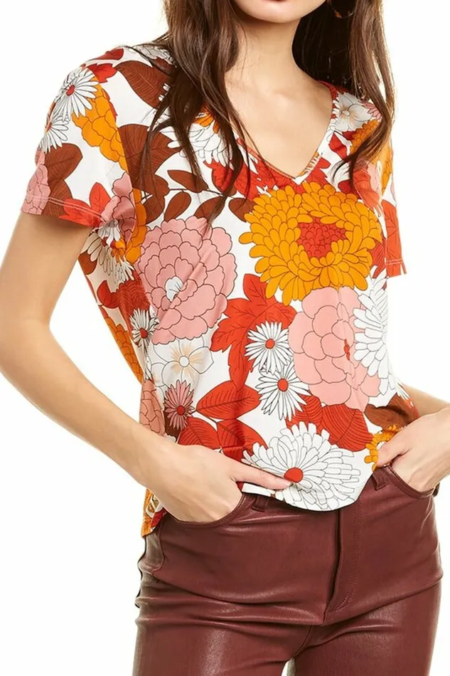 DODO BAR OR Tops IDA SHIRT Loren Orange Print 8211 Women
