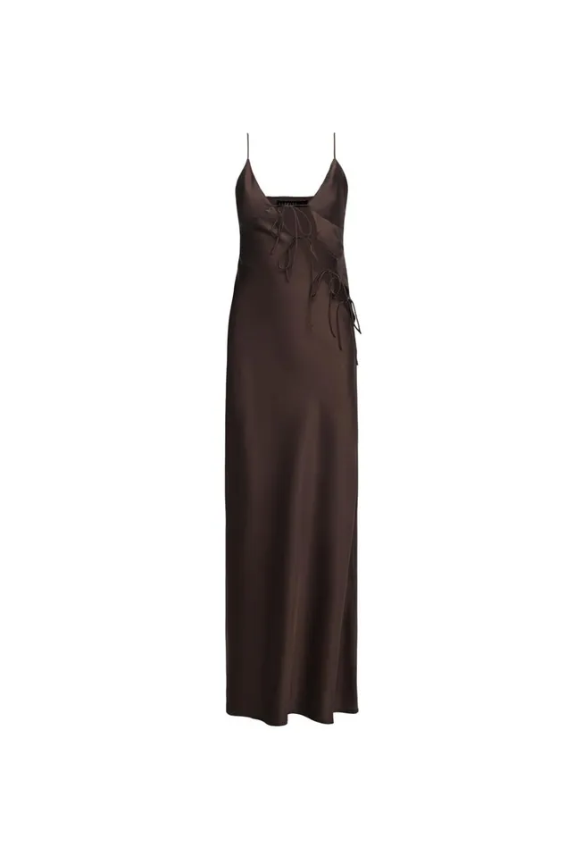 Dresses Women Lioness Fashion ABOUT A GIRL MAXI Chocolate