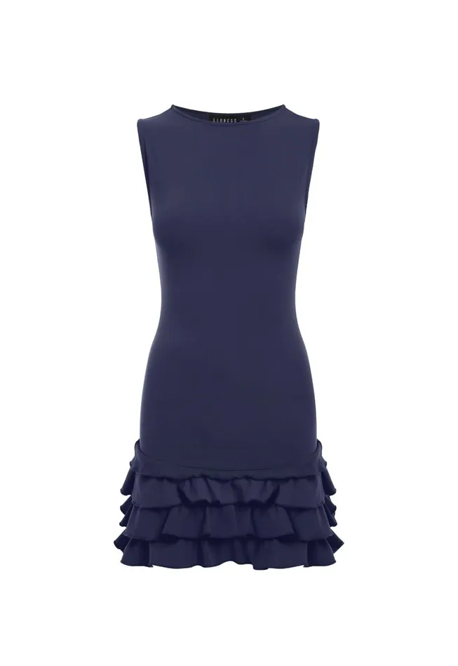 Dresses Women Lioness Fashion BISOUS RUFFLE DRESS Mineral Dresses Women Lioness Fashion BISOUS RUFFLE DRESS Mineral