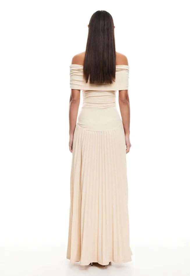 Dresses Women Lioness Fashion FIELD OF DREAMS MAXI Oatmeal Dresses Women Lioness Fashion FIELD OF DREAMS MAXI Oatmeal