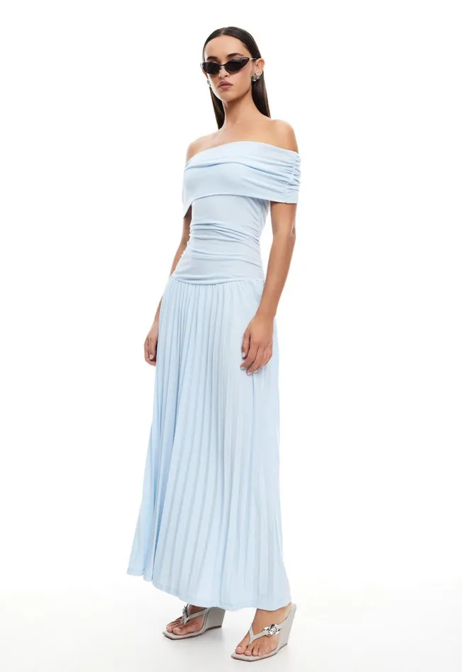 Dresses Women Lioness Fashion FIELD OF DREAMS MAXI Soft Blue Dresses Women Lioness Fashion FIELD OF DREAMS MAXI Soft Blue