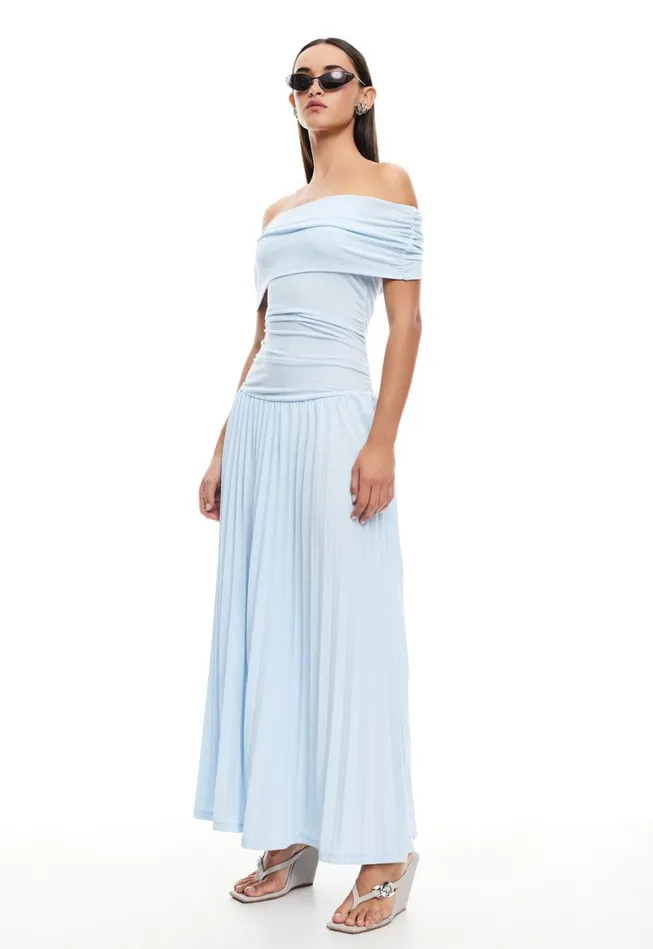 Dresses Women Lioness Fashion FIELD OF DREAMS MAXI Soft Blue Dresses Women Lioness Fashion FIELD OF DREAMS MAXI Soft Blue