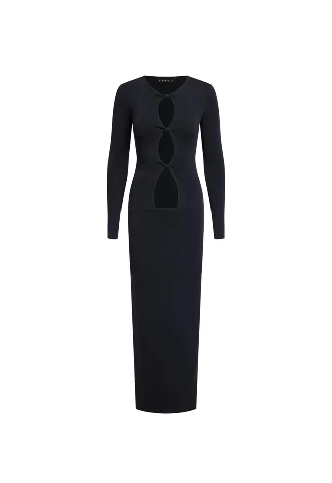Dresses Women Lioness Fashion HOMECOMING LONG SLEEVE MAXI DRESS Onyx Dresses Women Lioness Fashion HOMECOMING LONG SLEEVE MAXI DRESS Onyx