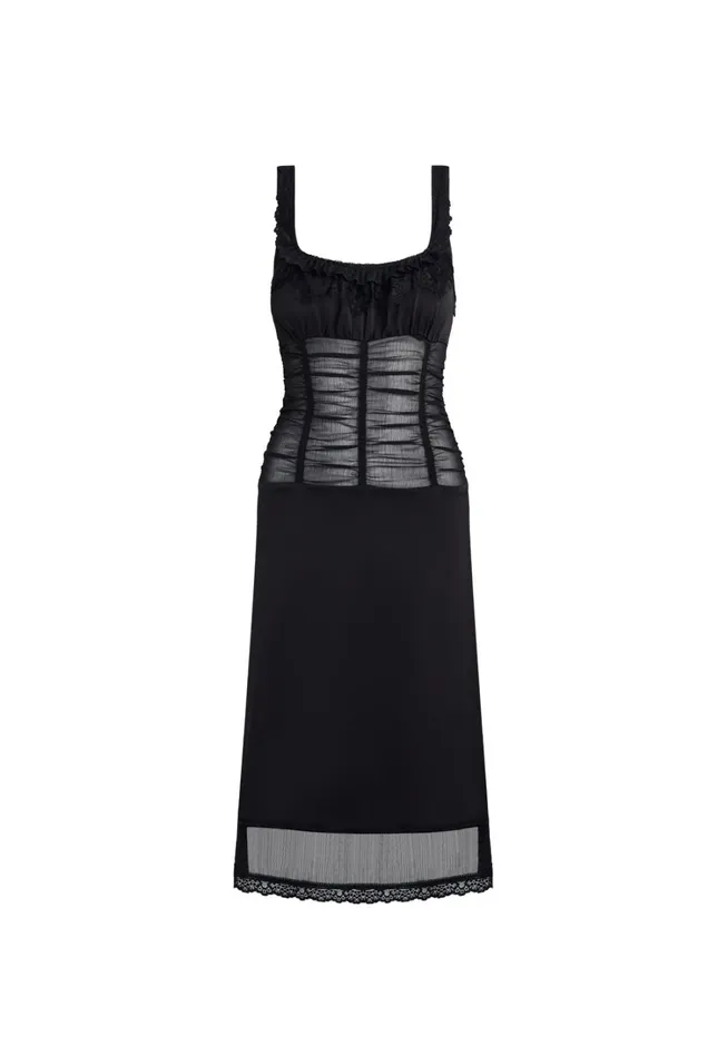 Dresses Women Lioness Fashion KENDALL MIDI Onyx