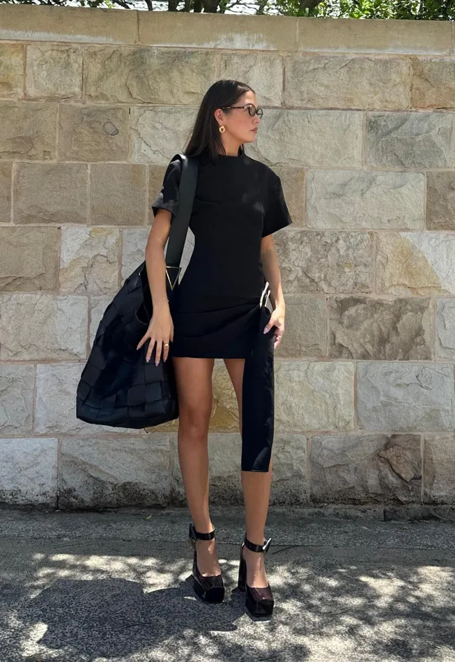 Dresses Women Lioness Fashion MARTINI MINI DRESS Onyx