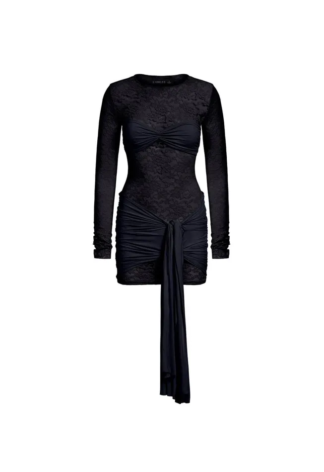 Dresses Women Lioness Fashion MIDNIGHT MINI DRESS Onyx Dresses Women Lioness Fashion MIDNIGHT MINI DRESS Onyx
