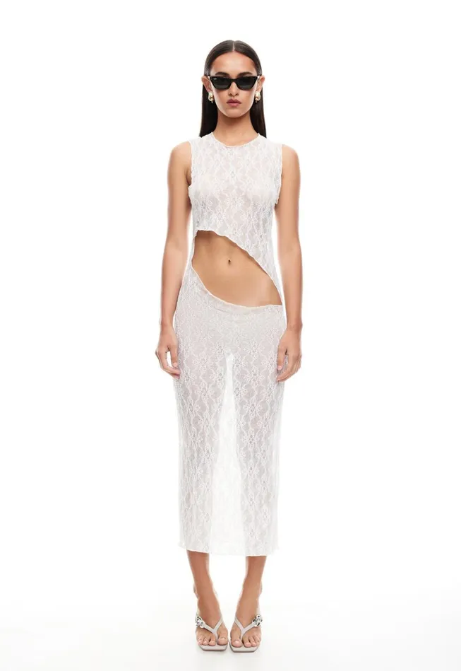 Dresses Women Lioness Fashion SPELLBINDER MAXI DRESS Porcelain