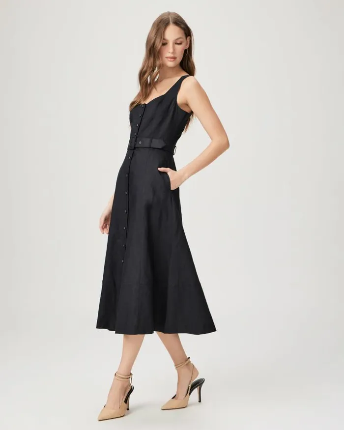 Dresses Women PAIGE Arienne Dress 8211 Black Dresses Women PAIGE Arienne Dress 8211 Black