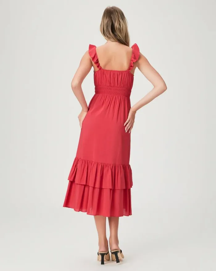Dresses Women PAIGE Gisela Dress 8211 Strawberry Jam Dresses Women PAIGE Gisela Dress 8211 Strawberry Jam