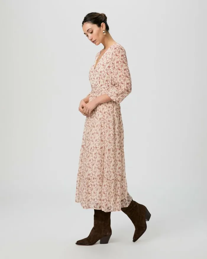Dresses Women PAIGE Nicolo Dress 8211 CreamFlagstone Silk Dresses Women PAIGE Nicolo Dress 8211 CreamFlagstone Silk