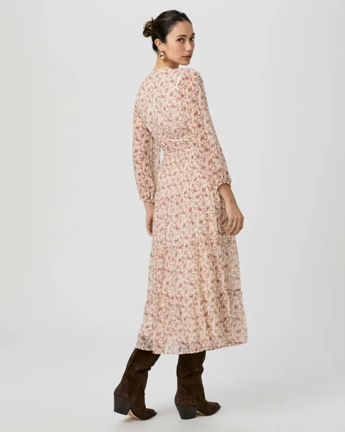 Dresses Women PAIGE Nicolo Dress 8211 CreamFlagstone Silk Dresses Women PAIGE Nicolo Dress 8211 CreamFlagstone Silk