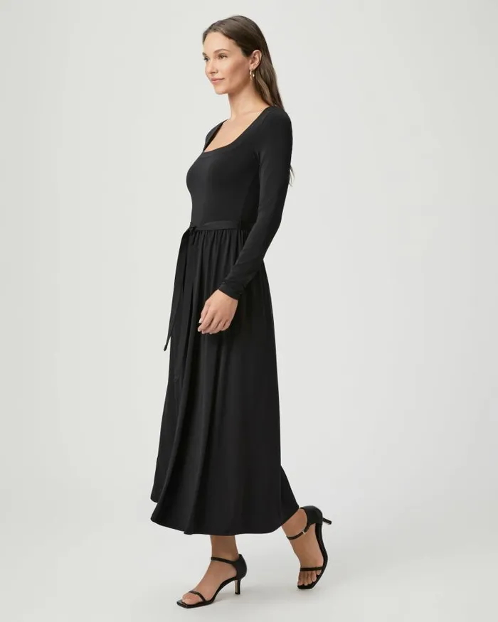 Dresses Women PAIGE Nieve Dress 8211 Black Dresses Women PAIGE Nieve Dress 8211 Black