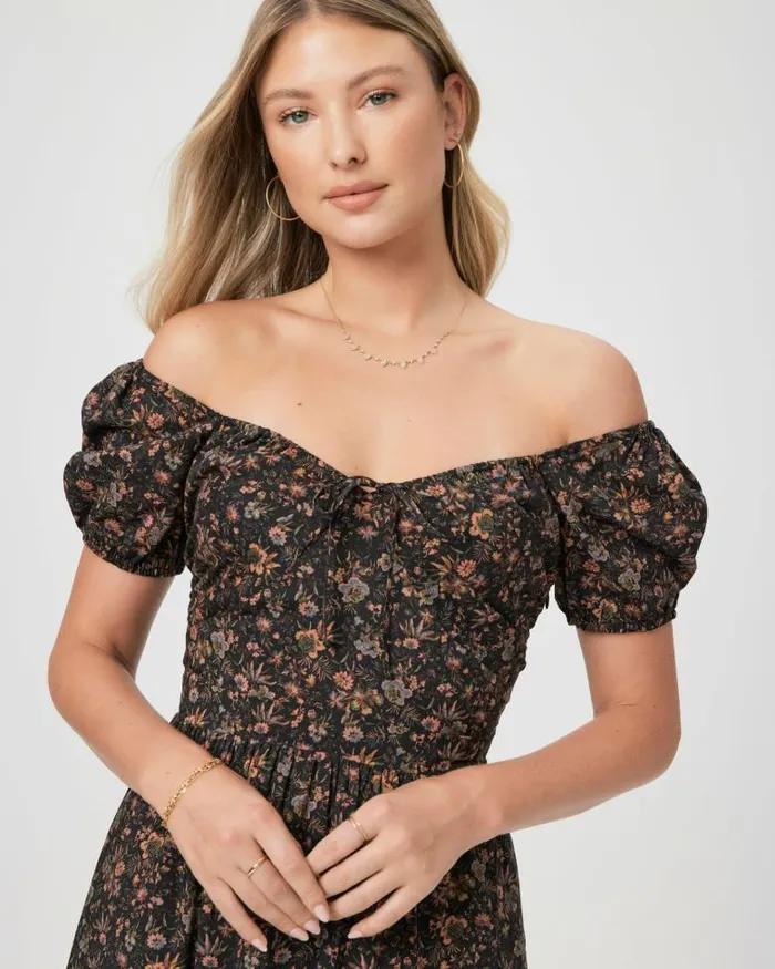 Dresses Women PAIGE Otienne Dress 8211 Black Multi Dresses Women PAIGE Otienne Dress 8211 Black Multi