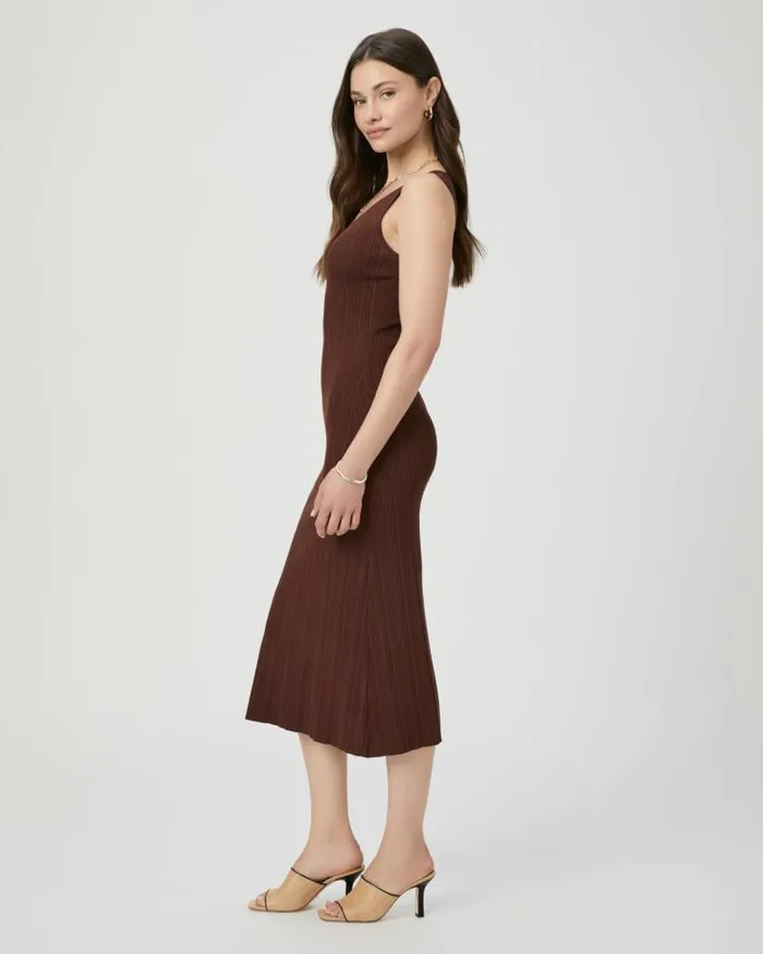 Dresses Women PAIGE Sapphia Dress 8211 Rum Raisin Dresses Women PAIGE Sapphia Dress 8211 Rum Raisin