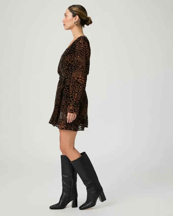 Dresses Women PAIGE Ysabel Dress 8211 Landslide Multi Velvet Dresses Women PAIGE Ysabel Dress 8211 Landslide Multi Velvet