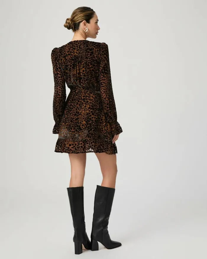 Dresses Women PAIGE Ysabel Dress 8211 Landslide Multi Velvet Dresses Women PAIGE Ysabel Dress 8211 Landslide Multi Velvet