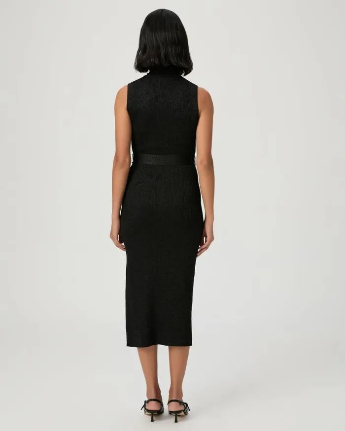 Dresses Women PAIGE Zoelle Dress 8211 Black Sparkle Dresses Women PAIGE Zoelle Dress 8211 Black Sparkle