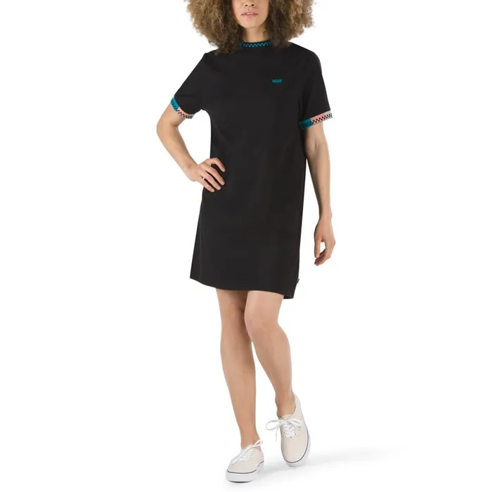 Dresses Women Vans Hi Roller Tri Check Dress Black