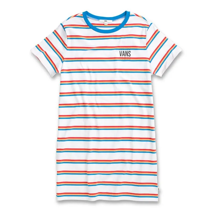 Dresses Women Vans Long Way Tee Dress White Dresses Women Vans Long Way Tee Dress White